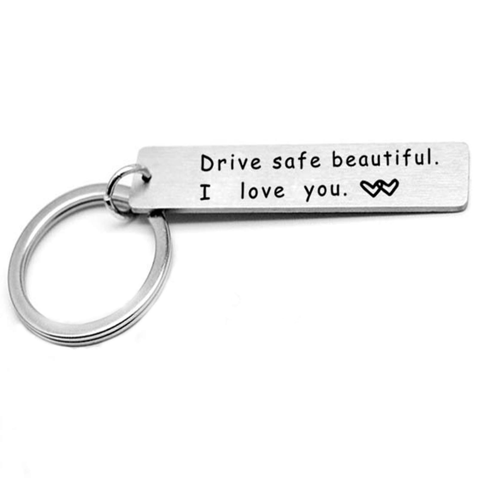 Sisadodo Gifts for Women Girls Drive Safe Beautiful Keychain Anniversary Valentines Day Gifts for Girlfriend Wife,Birthday Christmas Gifts for Daughter Sister Aunt Niece Driving Gifts