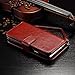 Note 4 Case, Galaxy Note 4 Case, Joopapa Galaxy Note 4 Wallet Case,Pu Leather Case Magnet Wallet Credit Card Holder Flip Cover Case Built-in 9 Card Slots & Stand Case for Samsung Galaxy Note 4 (Brown)