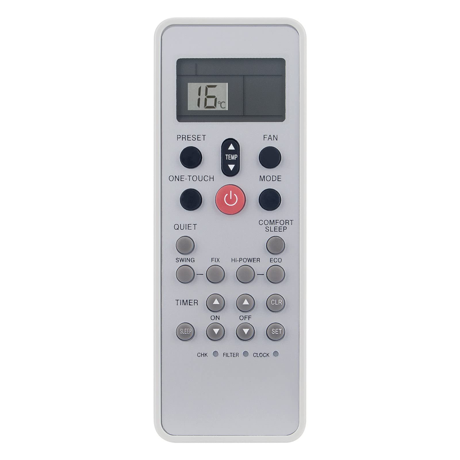 VINABTY WC-L03SE KTDZ003 Replace Remote Control Fit for Toshiba Air Conditioner WH-L03SE WH-L11SE