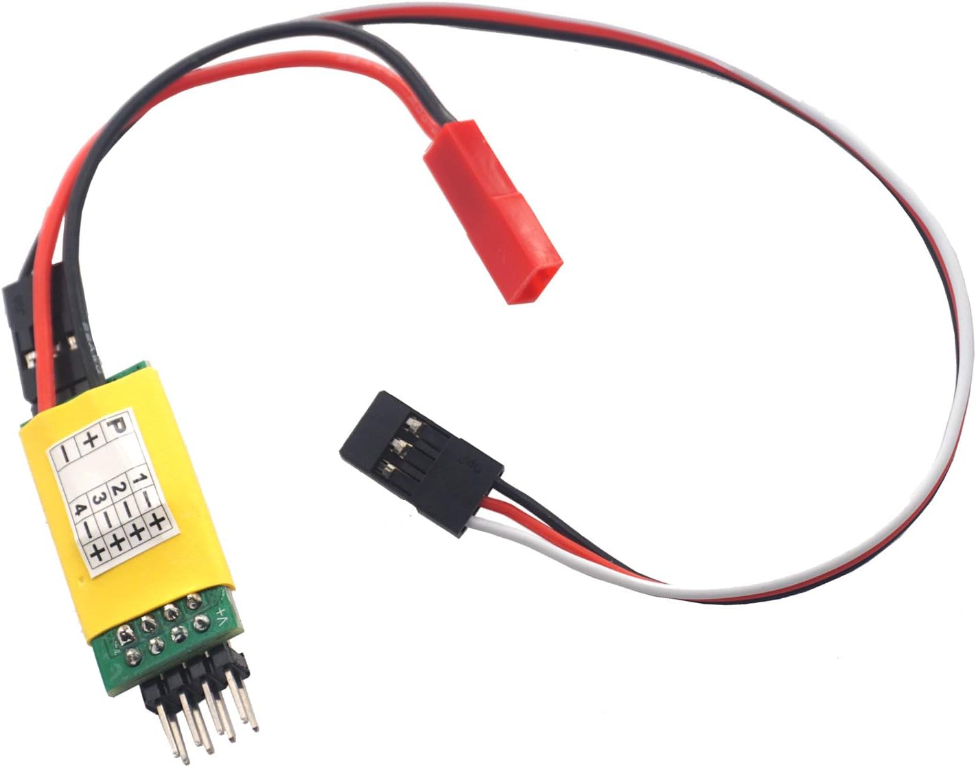 ShareGoo RC 3CH Control Switch,3 Channel On/Off LED Lamp Control Panel Breath Flash Mode with JST Plug for HSP Traxxas Tamiya Axial HPI Redcat RC Car Truck Boat,5-12.4V