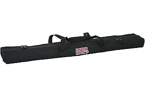 Gator Cases Dual Compartment Sub Pole Bag with Adjustable Shoulder Strap; Holds (2) Speaker Subwoofer Poles up to 42" Length 