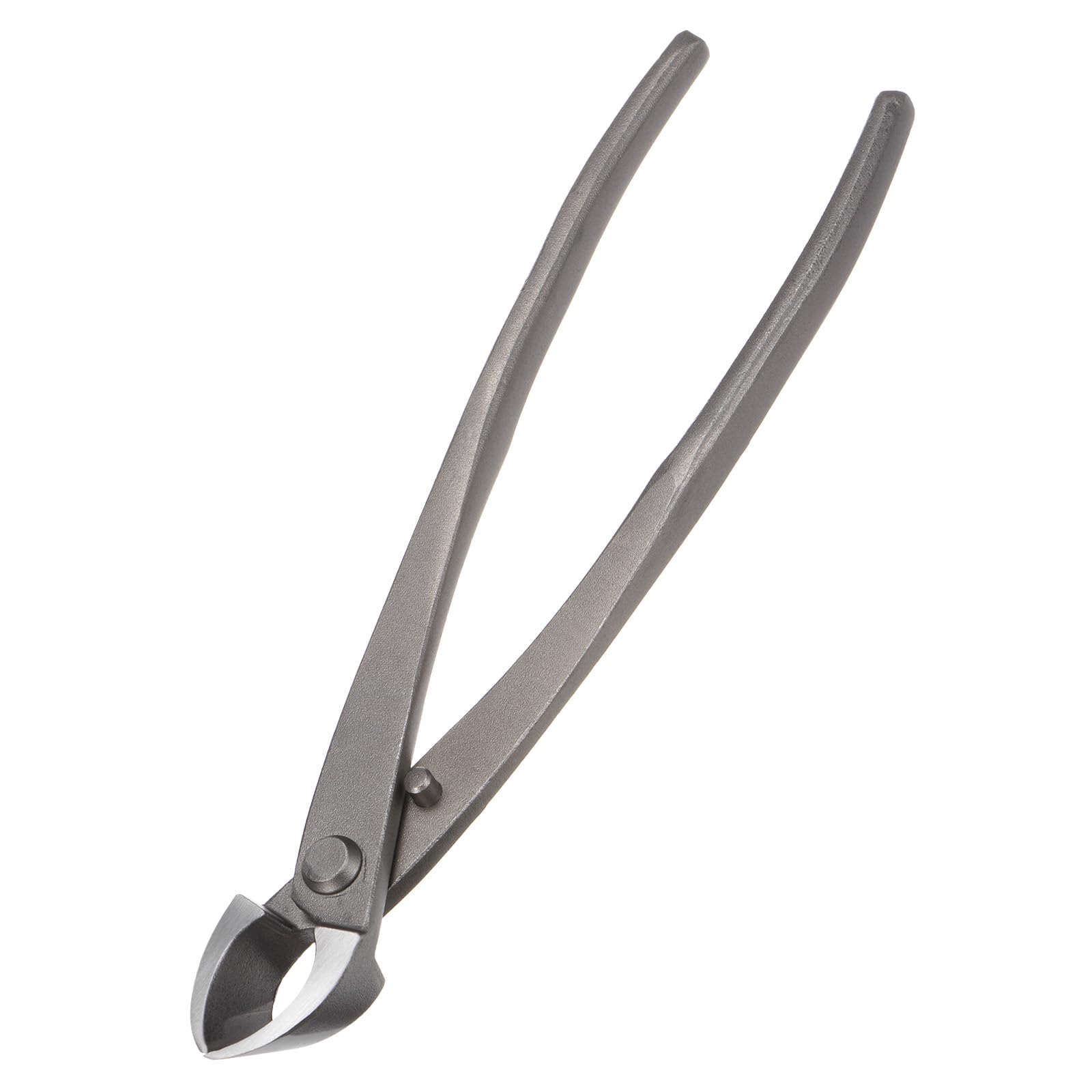 M METERXITY Bonsai Tool - 8.3 Inch High Carbon Steel Concave Cutter, Bonsai Tree Plants Modeling Tools, Applying to Gardening Pruning Knobs/Branches (210mm, Gray)