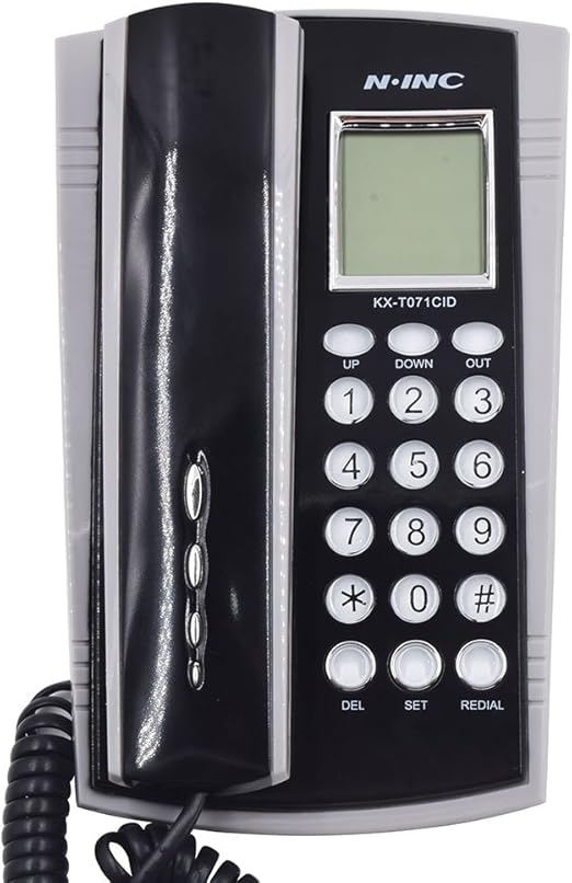 Wall Mounted PhoneNINC Corded Telephone with Caller ID Amazon.co.uk