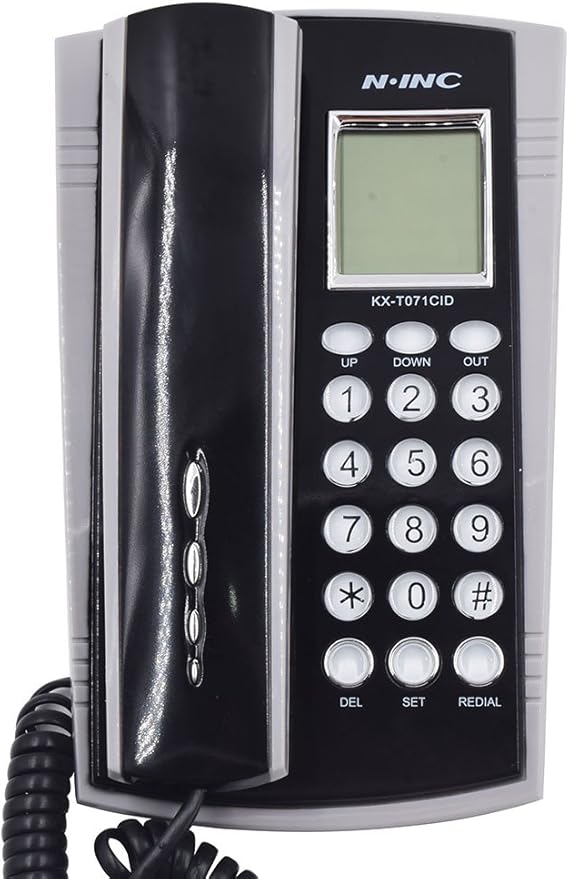 Wall Mounted PhoneNINC Corded Telephone with Caller ID Amazon.co.uk
