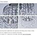 Floodoor Modern Crystal Chandelier Flush Mount Pendant Mini Ceiling Light Raindrop Fixture for Living Room Hotel Hallway Bedroom H6.9