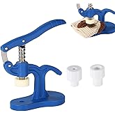 Large Safety Eye Tool for Amigurumi Crochet & Stuffed Animals, 5-45mm Crocheting Eyes Auxiliary Tool with Adapters Professional for Big Special Safety Eyes Making Supplies (Blue)