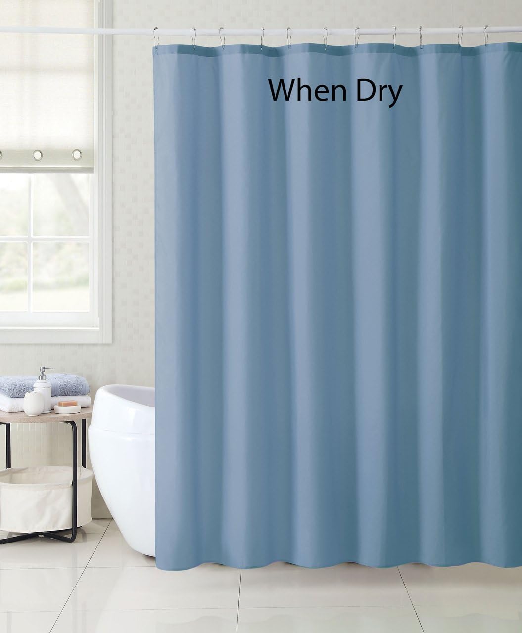 Amazon Com Victoria Classics Magic Fabric Shower Curtain Liner