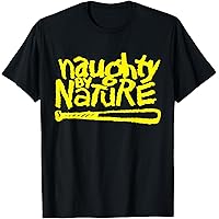 Amazon.com: Naughty By Nature – White Classic Logo T-Shirt