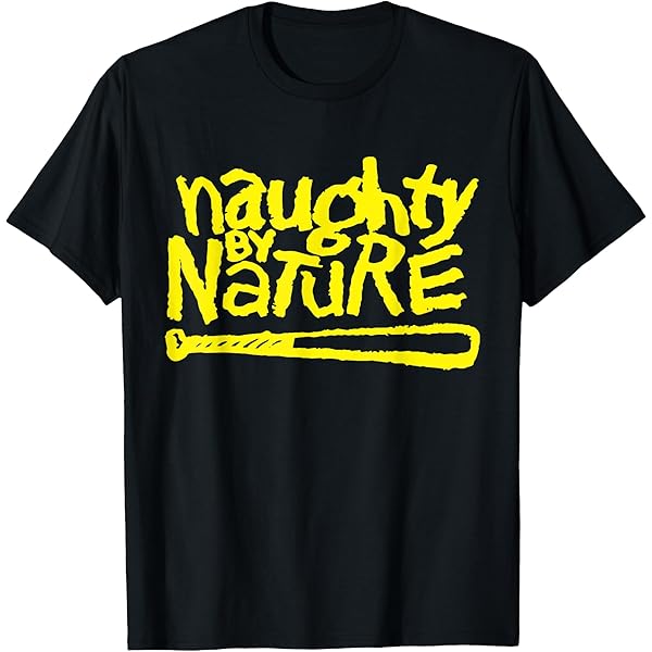 Amazon.com: Naughty by Nature – White Classic Logo T-Shirt Small