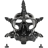 DIDEEP Full Face Diving Mask, Snorkeling Mask Adjustable Silicone for Adults, Scuba Mask with Camera Mount, 180° Panoramic View for Diving and Snorkeling