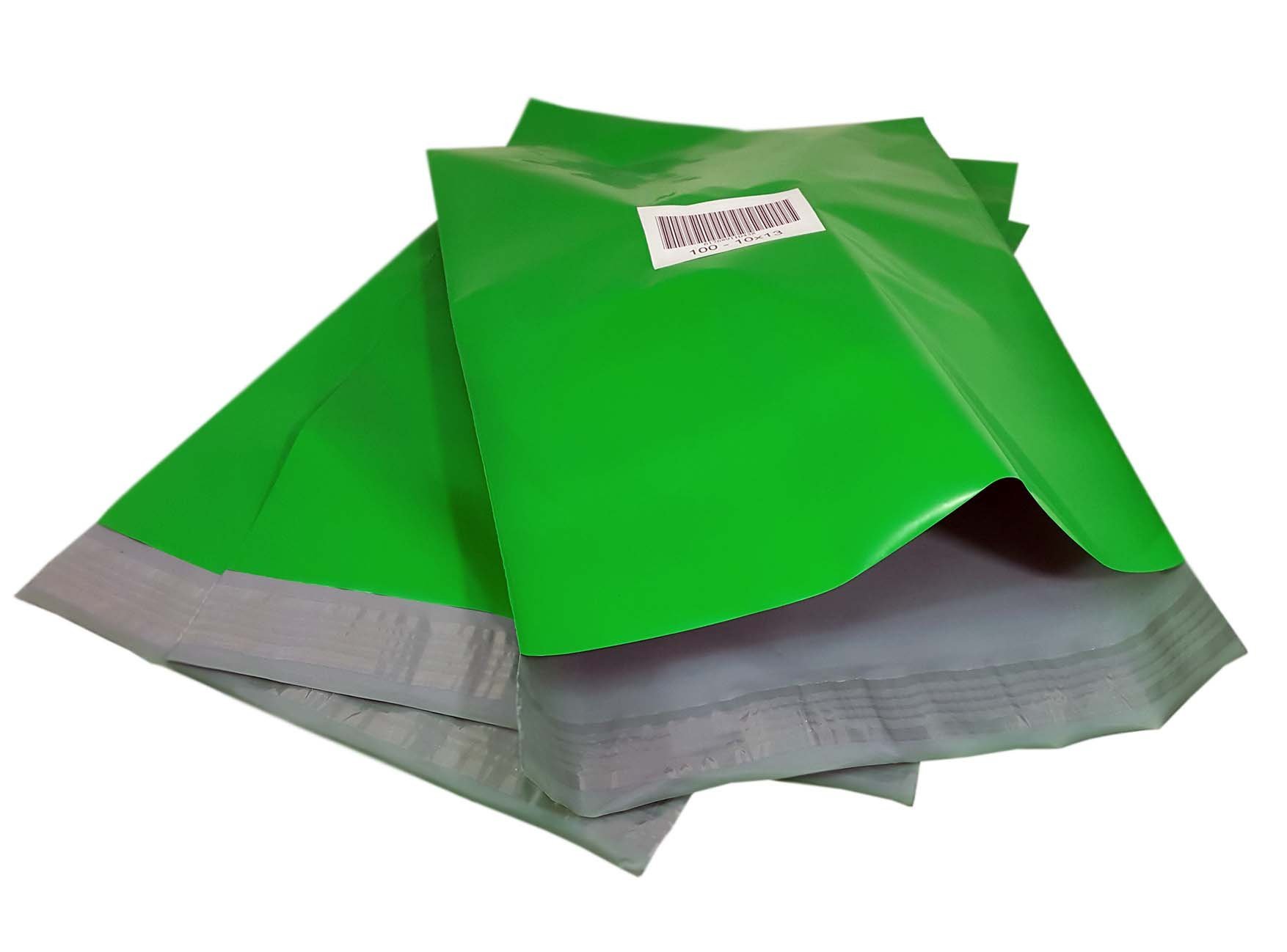 iMBAPrice Poly Mailers Shipping Envelopes Bags, 10 x 13 - inches, 100 Bags (Green)