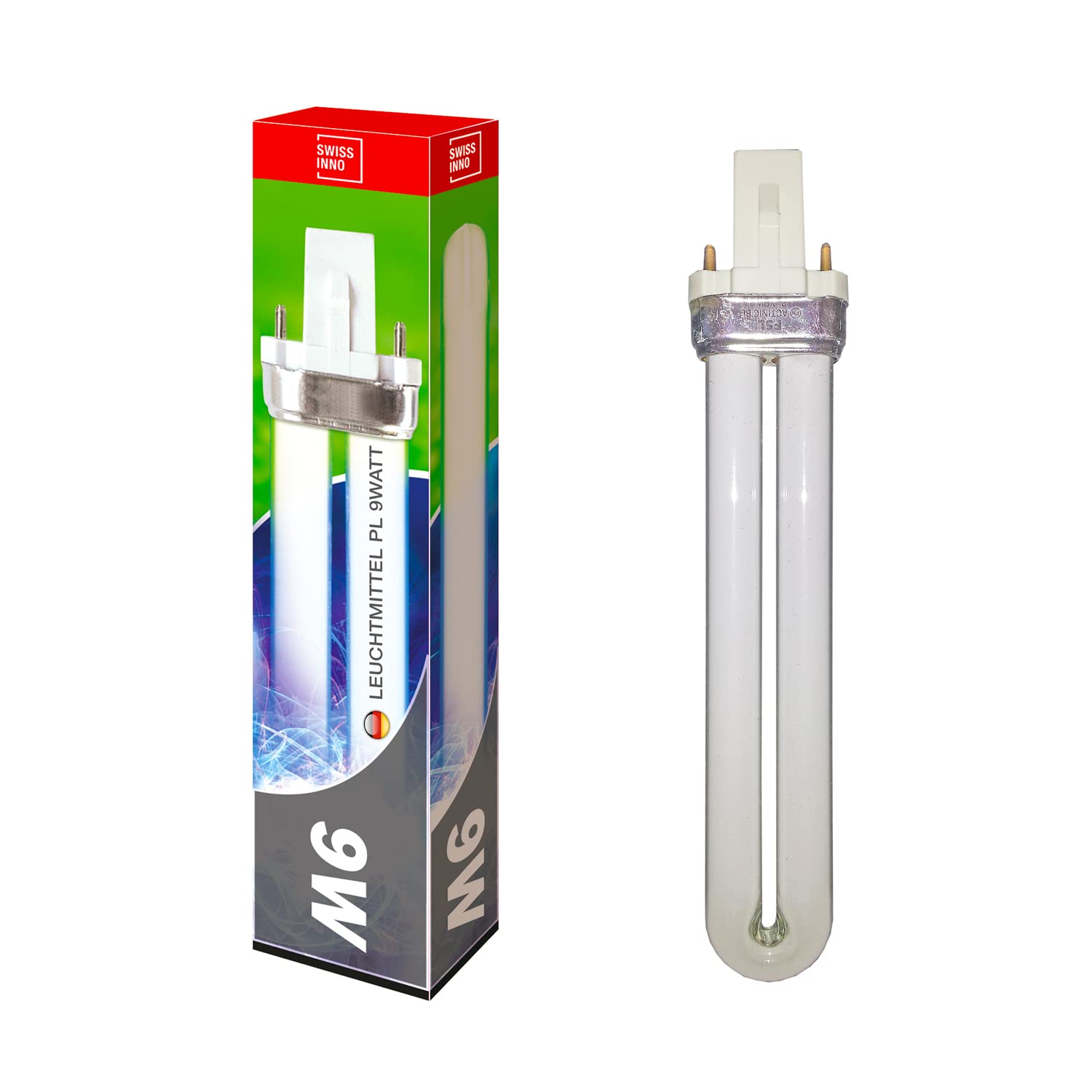 SWISSINNO Tube pl-9wu UV Fluorescent Tube, 9 Watt