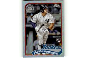 2024 Topps Chrome 1989 Baseball #89CB-12 Jasson Dominguez RC Rookie New York Yankees MLB Baseball Trading Card