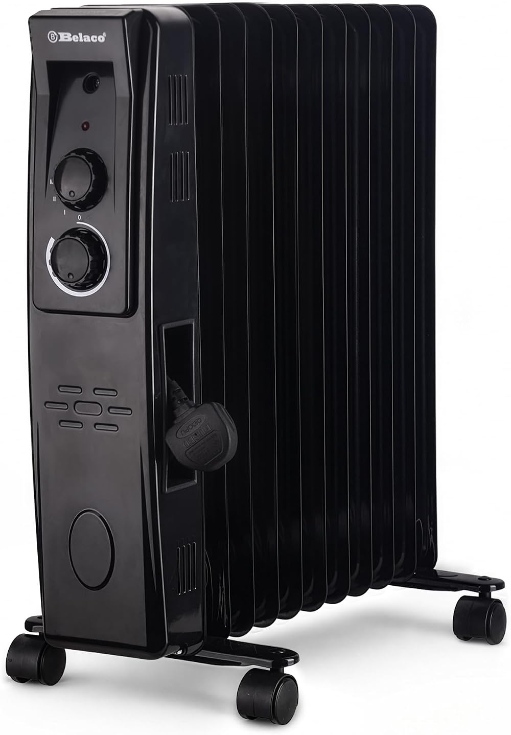 Belaco Oil Filled Radiator 11 Fins 2500W with Adjustable Thermostat
