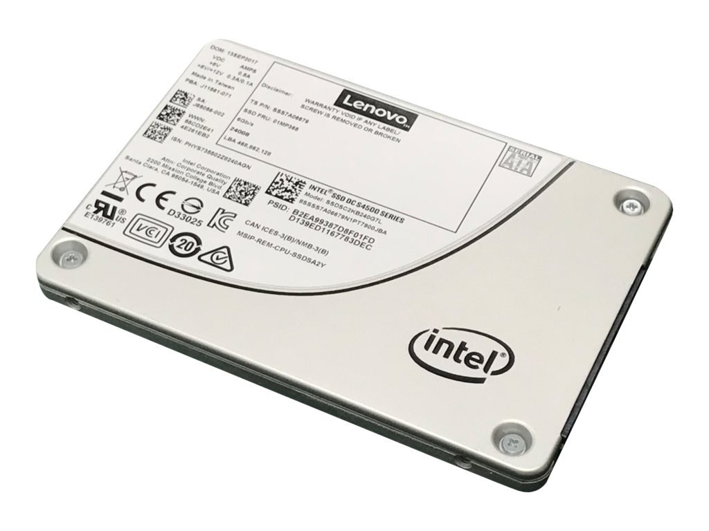 Lenovo S4500 960go 2.5 "Serial ATA III Solid State Drives (960 GB 2.5, Serial ATA III; 500 MB/s, 6000 Gbit/s)
