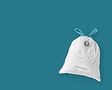 Brabantia PerfectFit Bin Liners 40 Bags White Thick Plastic With Tie Tape view 6