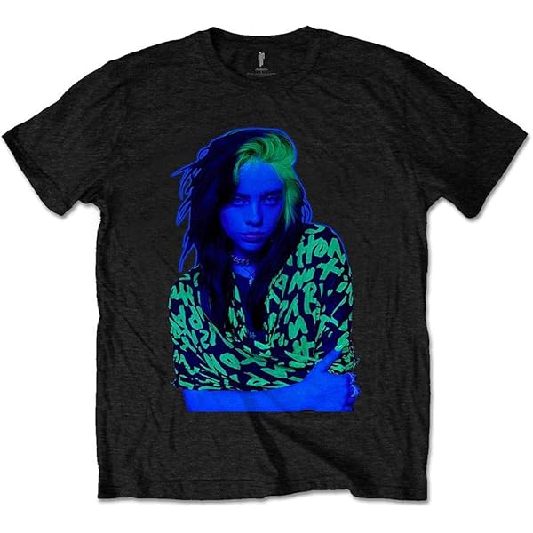 Billie Eilish Kids T Shirt Racer Logo & Blohsh New Official