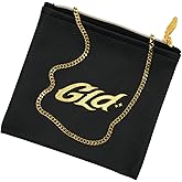 GLD Cuban Link Chain for Men and Women - Gold-Plated Micro Cuban Chain with Premium Storage Travel Pouch - Snatch-Proof Clasp, Sweat-Proof and Fade-Resistant - Lifetime Quality, Designed in Miami