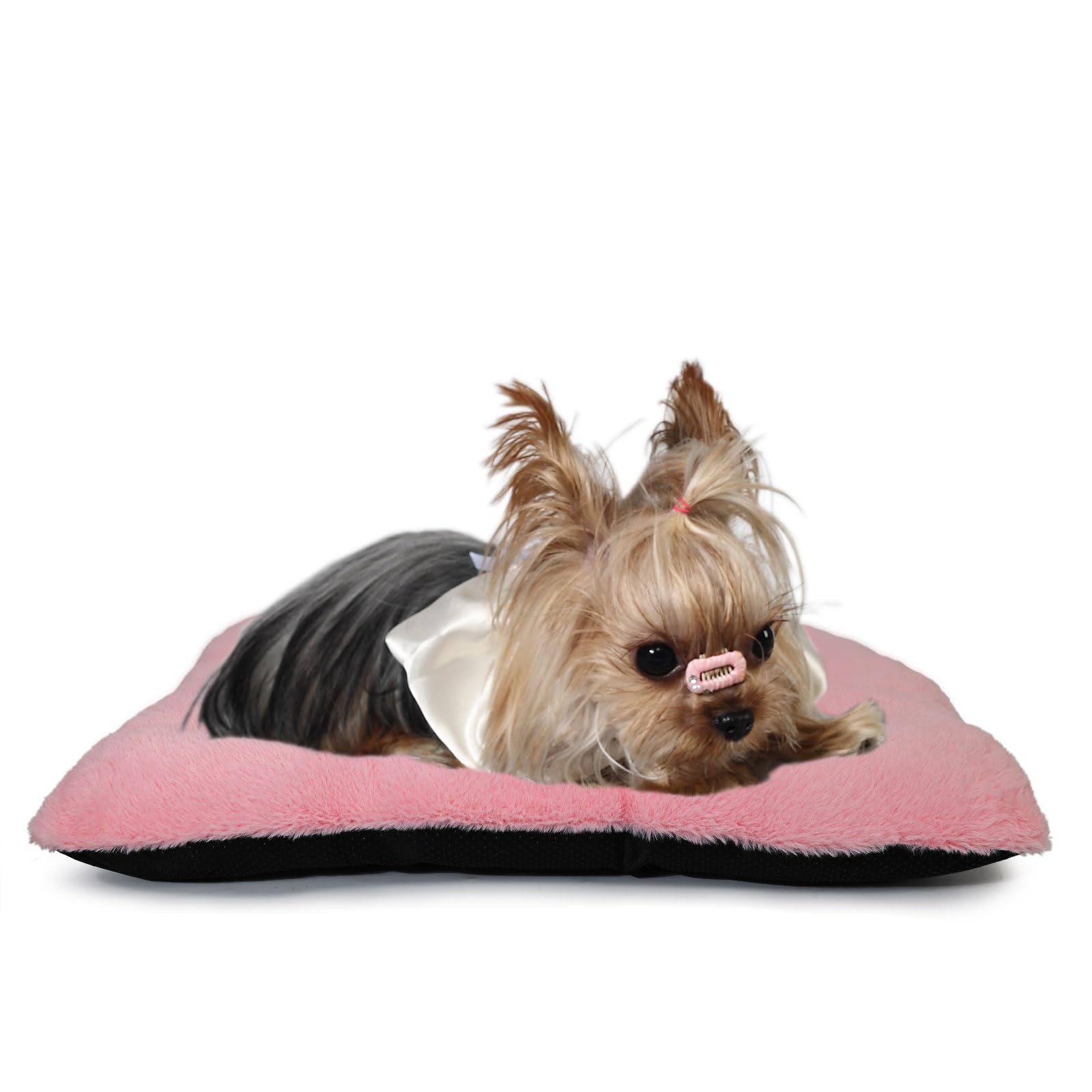 Photo 1 of wrkfree Dog Crate Bed 18 Inch Ultra Soft Pet Bed Washable Crate Mat for Toy Dogs Breed and Indoor Cat Ideal for Dog Crates 18 X 12 in Pink