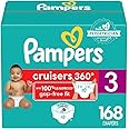 Amazon.com: Pampers Cruisers 360 Diapers - Size 3, One Month Supply
