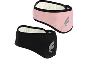 NUOBESTY 2pcs Noise Reduction Ear Muffs Sleep Headband Soundproof Sleeping Ear Wrap for Men Women Foldable
