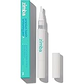 Zimba Travel Teeth Whitening Pen - Effective, Travel-Friendly, and Easy to Use Gel Whitening Pen - Stain Remover and Teeth Whitener for Coffee, Wine, Soda, and Other Stains (1 Pack)