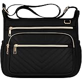 Oaboia Crossbody Purse for Women Travel, Large RFID Anti-Theft Shoulder Crossbody Bag With Multiple Pockets for Daily Or Work