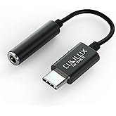 Cubilux UCM-RBK2 Microphone Adapter Compatible with ONE R, USB Type C to TRRS MIC Converter Connector Compatible with Insta 360 ONE R Camera