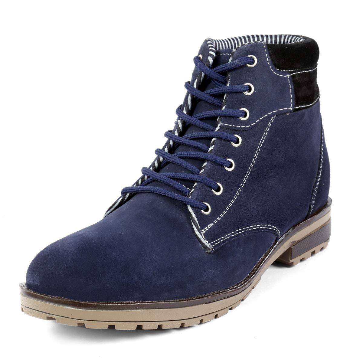 blue navy boots