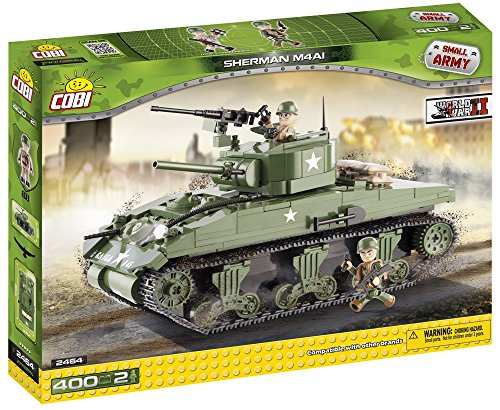 UPC 781624428141, COBI Small Army WW-Sherman M4A1 Tank Building Kit