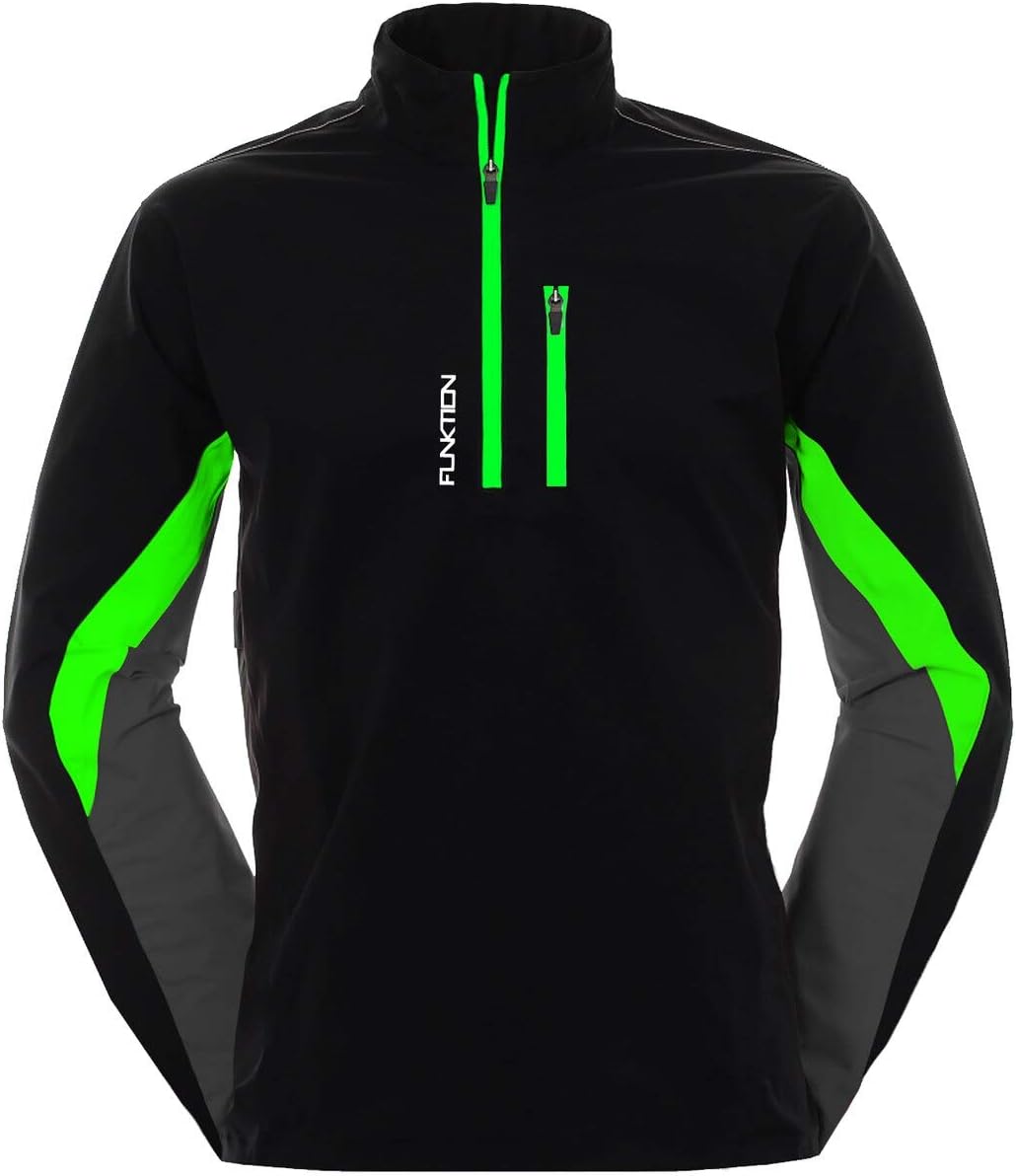 Funktion Golf Mens Thermal Golf Pullover Jumper Fleece Lined Top