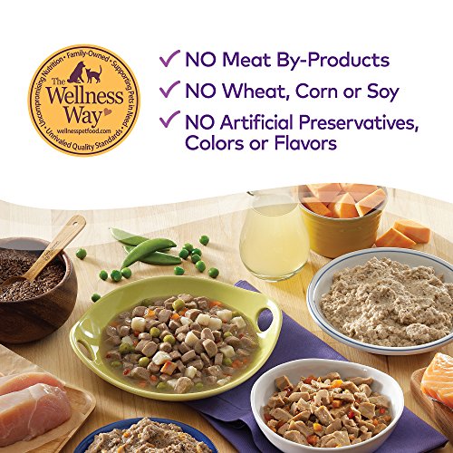 Wellness Thick & Chunky Natural Wet Grain Free Canned Dog Food, Chicken