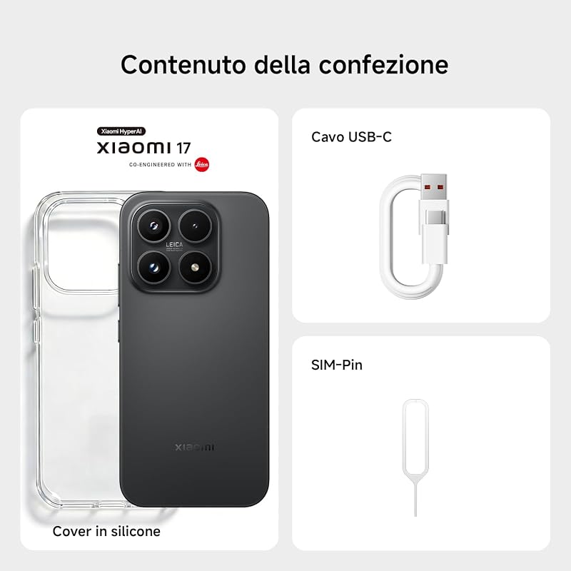 17, Smartphone 12+512 GB, Black, Lenti Leica Summilux