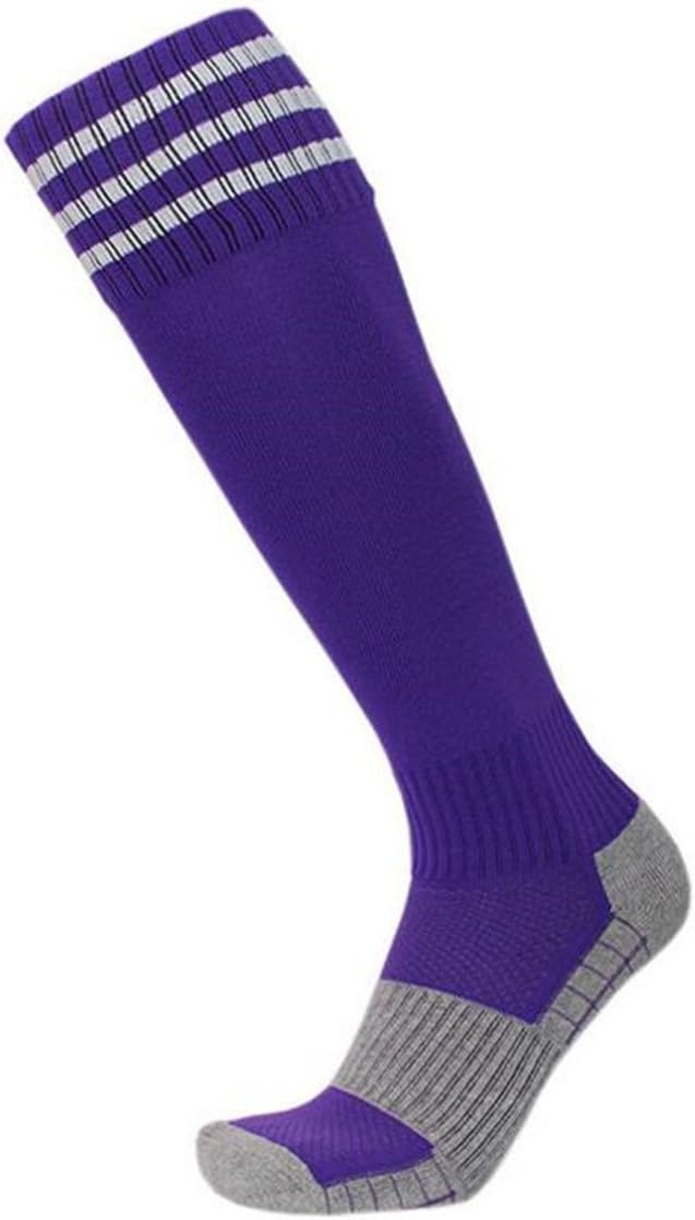 Addfect 1 Pair Athletic Socks Football Socks Mens Women Child for Running, Flight Travel,Trainer Breathable Anti-slip long Sport Socks One Size/EU 39-45