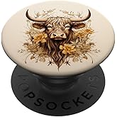 Baby Highland Cow PopSockets Adhesive PopGrip