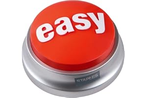 STAPLES Easy Button Just For Kids - Red Staple Remover - 1 Count (Pack of 1) - 7238987011