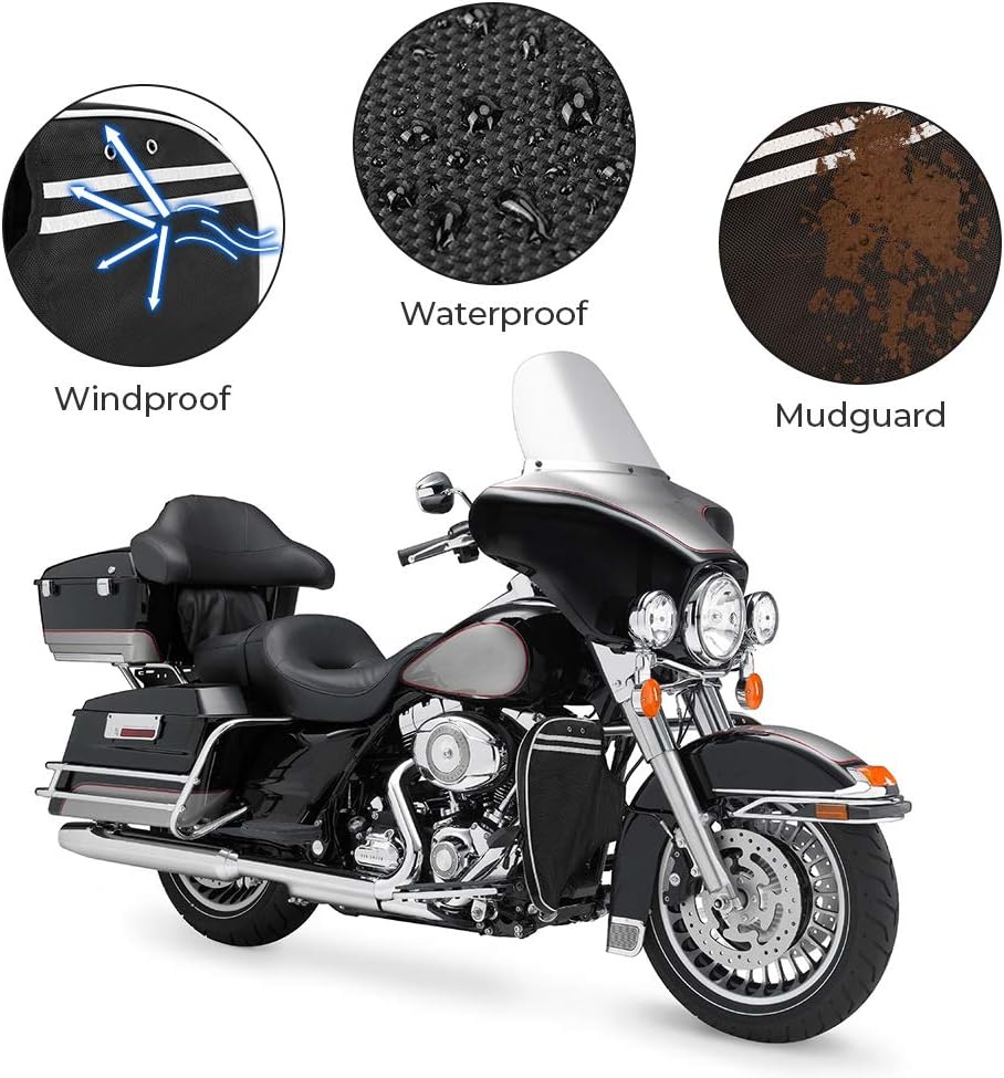 Street Glide Soft Lowers Chaps, Leg Warmers for Touring Road King Road Glide Electra Glide and Trike Models 1980-2018 2019 2020: Automotive