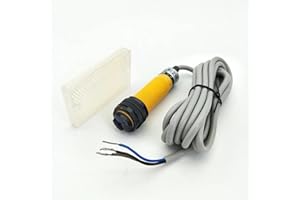 E18-R2P1 DC6-36V 3 Wire 2M Sensor Distance NO Retroreflective Photoelectric Switch w Reflector ZCKHNQOP