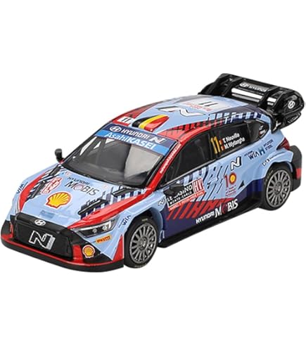 Amazon.com: MINI GT x MiJo Exclusives 1/64 Hyundai i20 N Rally 1