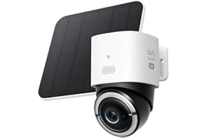 eufy Security 4G LTE Cam S330, 4K Cellular Solar Security Cameras Wireless Outdoor, Pan and Tilt, 4G and Wi-Fi Duo-Mode, AI T