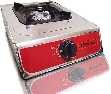 Scheffler Gasfornuis 1 Vlam Roestvrij Staal Gasfornuis Propaangas Campingkooktoestel Turbobrander Tuinkoker Tuin Amazon Nl