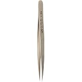 Hakko CHP 3-SA Stainless Steel Non-Magnetic Precision Tweezers with Very Fine Point Tips for Microelectronics Applications, 4