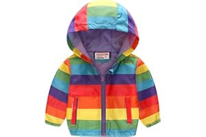 HIUARA 2023 Fall Jackets for Toddler Kids Cartoon Dinosaur Print Zip Up Hooded Jacket Boys Girls Long Sleeve Windproof Coat