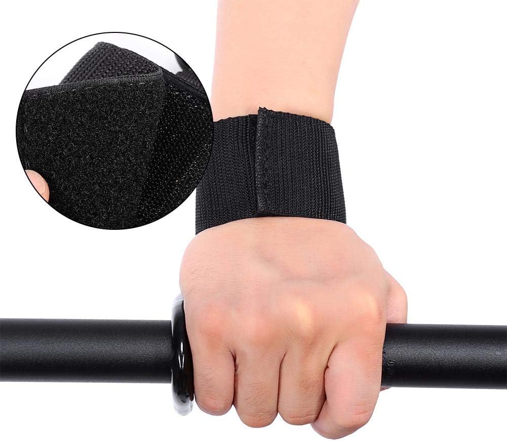 Tbest Weight Lifting Hooks Straps Wrist Straps Heavy Duty Strength Gym Strap Hook Grips Training Wrist Support Bandage Brace replacement for Weightlifting Powerlifting Bodybuilding - Image 5