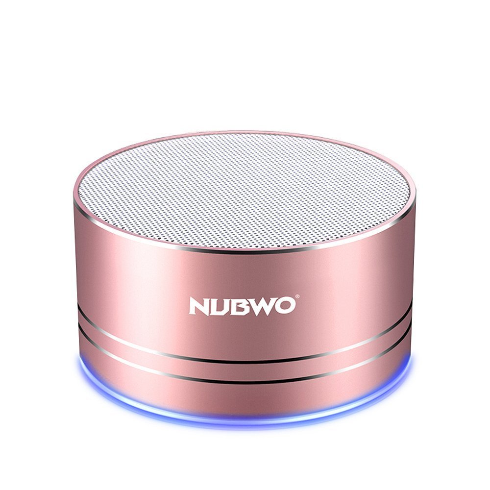 NUBWO Mini Wireless Bluetooth Speaker Portable Rose Amazon.co.uk