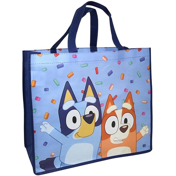Amazon.com: Bluey Medium Eco Friendly Non Woven Tote Bag with