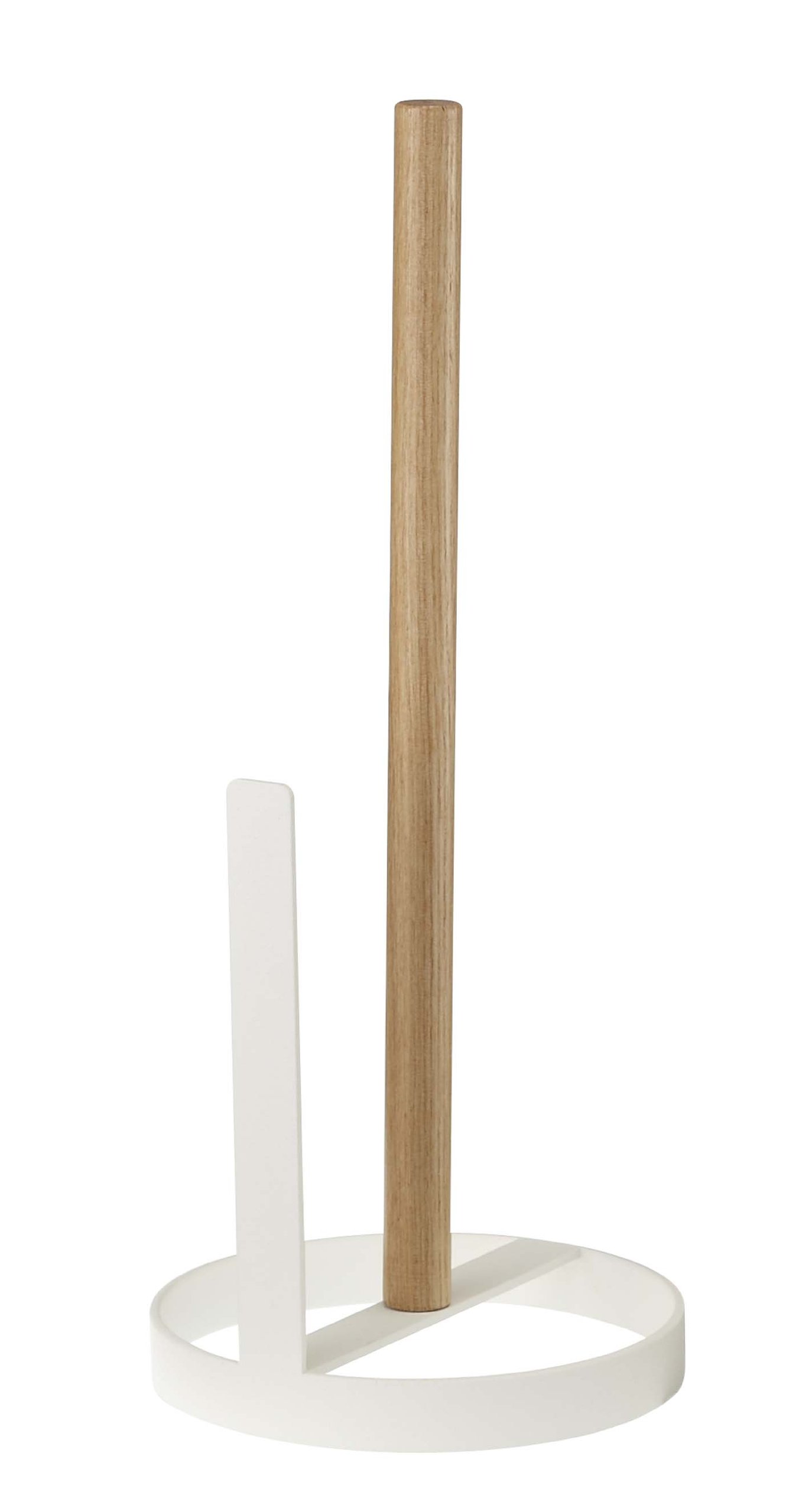 Yamazaki Paper Holder Roll Holder, Steel, White