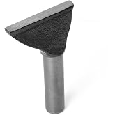 BMWOOD Integrated 4" Tool Rest with 1"(25.4mm) Post with Length 80mm for WoodTurning Lathes.