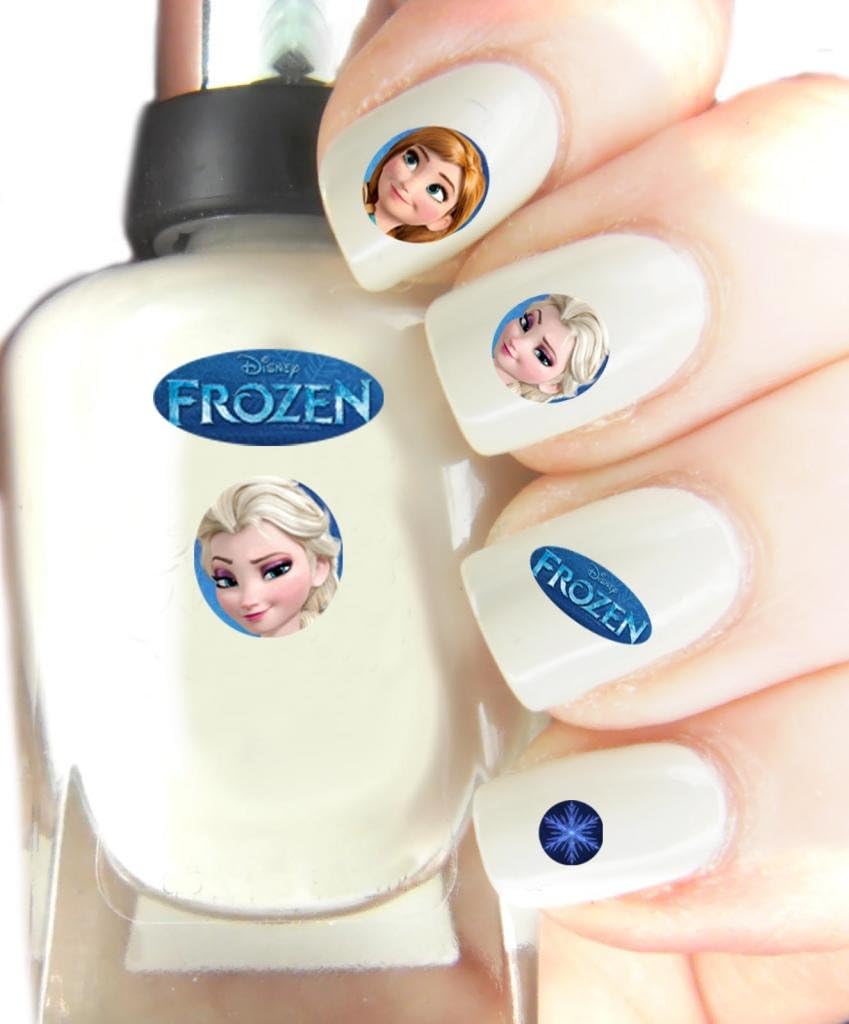 Easy to use, High Quality Nail Art Decal Stickers For Every Occasion! Ideal Christmas Present / Gift - Great Stocking Filler! Frozen - Anna and Elsa