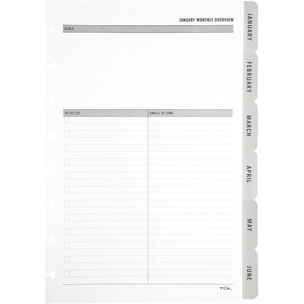 amazon-com-2024-tul-discbound-monthly-planner-refill-pages-with-12-tab-dividers-junior-size-gray-january-to-december-office-products